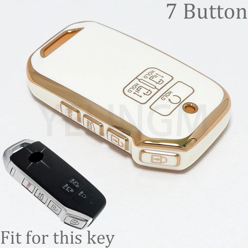7 Buttons Tpu Car Remote Key Case Cover Shell For Kia Carnival Sedona Carnival Ka4 Ex Sx Lx Fiesta Accessories