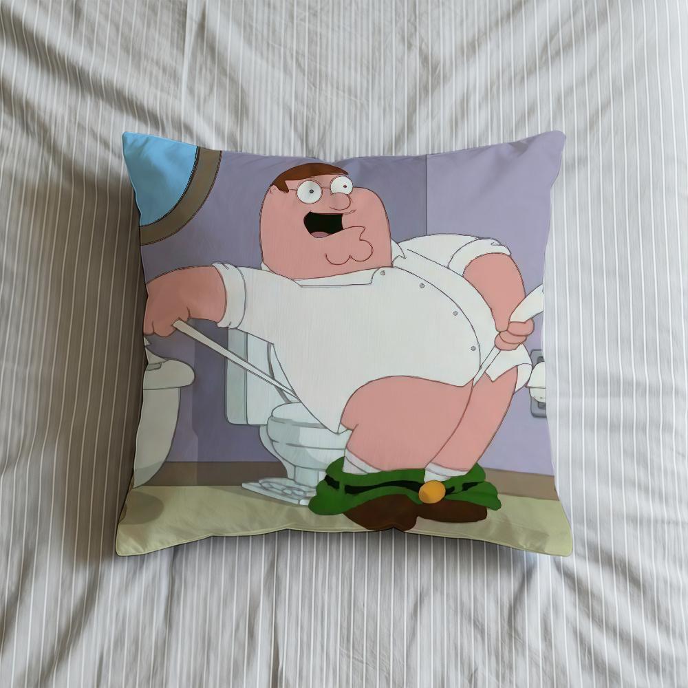 F-FfamilyS-ES Griffin Cushion Cover Soft Case Sofa Living Room G-GguyS-ES Home Peter Comfortable Office Decor Protective Pillow