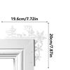 Festival Metalltür-Topper Mehrere Stile Metall-Weihnachts-Türwinkel-Dekorationen Auffällig für Weihnachtsfeiertagsdekorationen