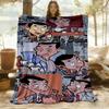 1 Stück Herr. Bean Humor Ikonische Outdoor-Decke Leichte Flanelldecke, Ganzjahresnutzung für Sofa, Bett, Reisen, Camping, Wohnzimmer, Büro, Couch037