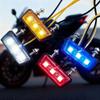 Motorcycle LED License Plate Light Motorcycle Modification License Plate LED Light Waterproof Motorcross License Plate Lamp 12v