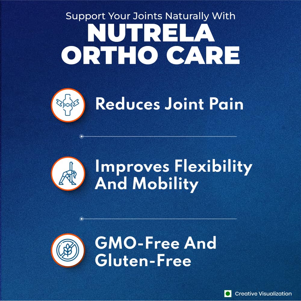 Patanjali Nutrela Ortho Powder 300g Ayurvedic Muscle & Joint Support Supplement for Adults