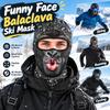 Windproof Funny Face Balaclava Ski Mask 3D Printed Balaclava Face Cover Ski Mask  Winter Outdoor