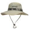 Unisex Summer Wide Brim Waterproof And Quick-Drying Panama Caps Outdoor Visor Bucket Hats Mesh Breathable Sun Protection Hat