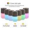 Diffuser For Home 300ml Ultrasonic Aromatherapy Diffuser  Wood Grain Humidifier 7 Color LED Light Includes 2 Essential Oils for