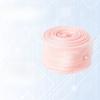 10yards Roll Solid Color Organza Ribbon Wavy Edge Fishtail Ribbon for Flower Bouquet Gifts Packaging Wedding Party Decorations