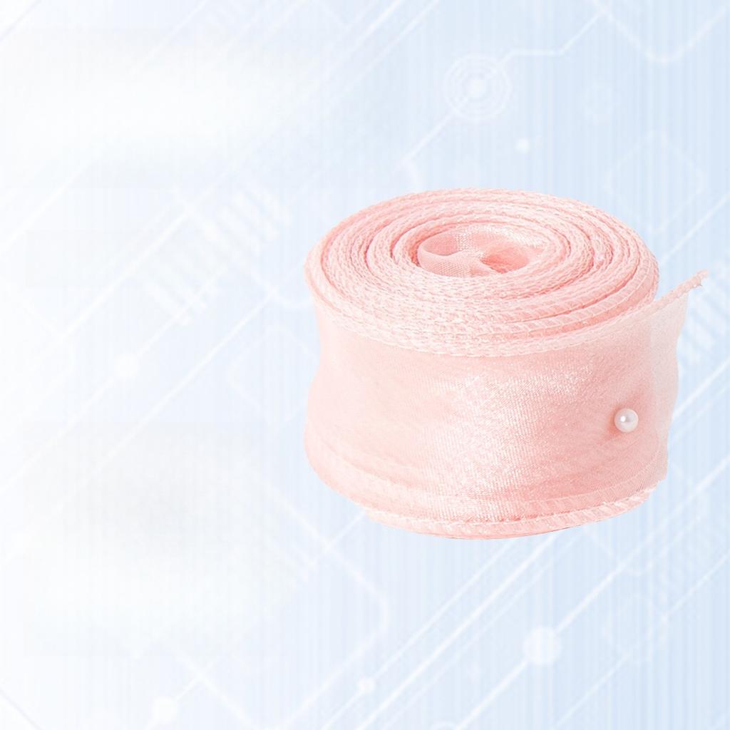 10yards Roll Solid Color Organza Ribbon Wavy Edge Fishtail Ribbon for Flower Bouquet Gifts Packaging Wedding Party Decorations
