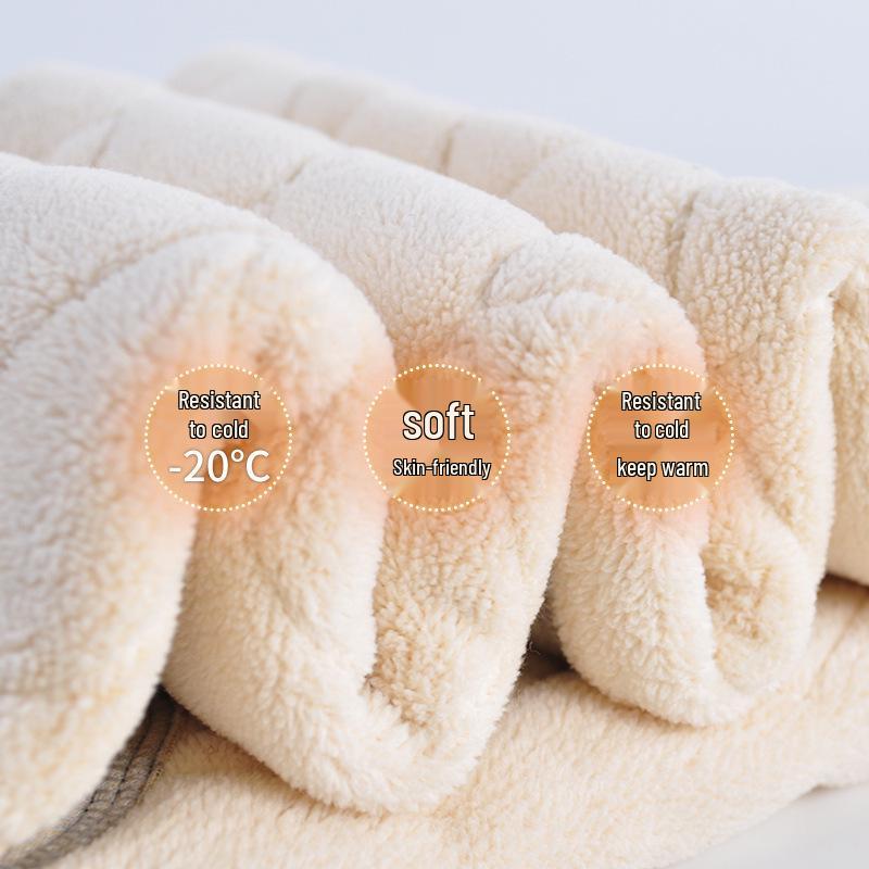 Children's Quilted Fleece-Lined Cotton Pants, High-Waisted, Thickened for Autumn/Winter, Suitable for Boys and Girls, Ideal for School Uniforms