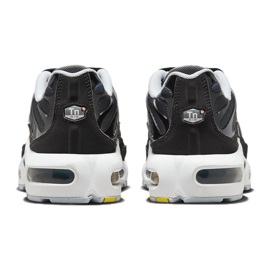 New Nike Air Max Plus Durable Breathable Low Top Kids' Running Shoes Black Blue Teenagers CD0609-023