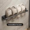 Punch-Free Wall-Mounted Bathroom Slipper Rack and Draining Storage Hanger