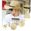 Men/Kids Big Eave Sunshade Hat Cowboy Straw Hat Cap for Mountain Climbing Jungle Hiking Beach Ultraviolet-proof Outdoor Hats