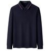 Shanshan Men's Polo Collar Long-Sleeve T-Shirt