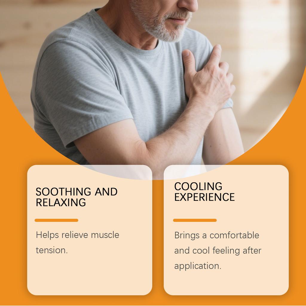 Joint And Muscle Soothing Cream With Relaxing Ingredients Is Suitable For Shoulder, Neck, Waist And Back Care After Exercise.