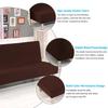 Folding Sofa Bed Cover Polyester Elastic Armless Couch Cover Futon Slipcover Protector
