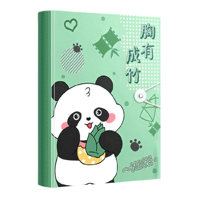 Clear Document Folders with Cartoon Design Lightweight File Storage for Students Teachers Award Certificate Organization