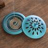 Backflow Incense Holder Retro Zinc Alloy Hollow Fragrance Censer Lucky Deer Incense Burner Home Decor Halloween Decorations