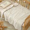 Soft Baby Bean Blanket Bear Printed Nap Sleeping Rug Cover Blanket for Infant  Dormitory