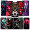 Japan Samurai Oni Mask Phone Case For Samsung Galaxy A17 A07 A55 A35 A25 A15 A05 A33 A31 A23 A21s A13 A41 A73 A53 A51 A71 Cover