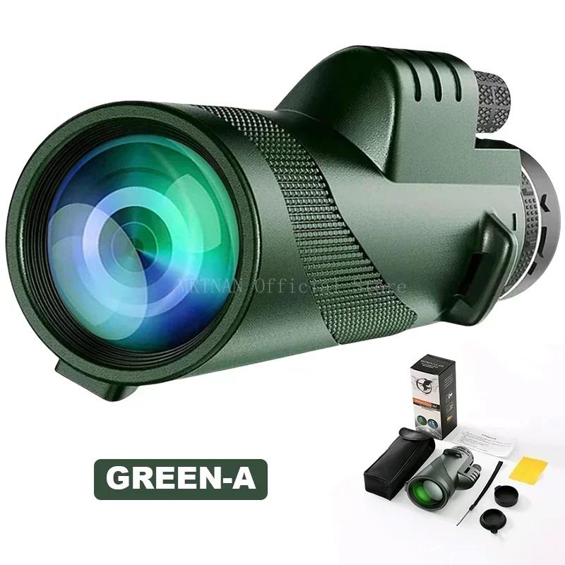 80x100 Telescope Folding Long Distance Mini Powerful Telescope for Hunting Sports Outdoor Camping Travel