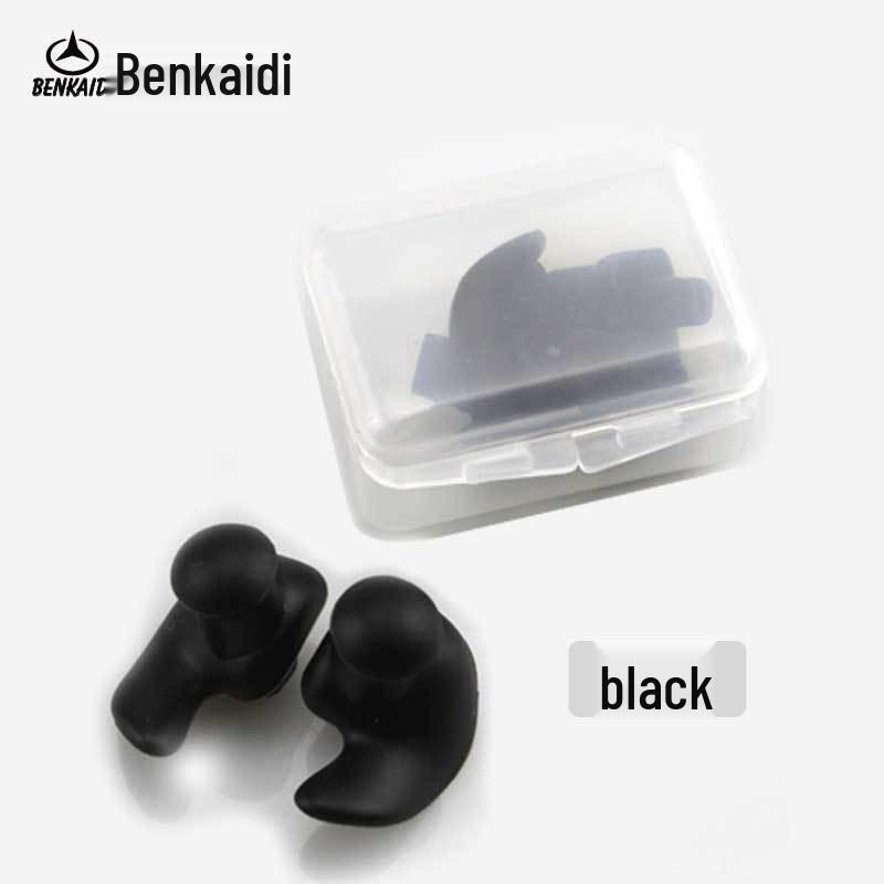 Ultra-Soft Silicone Spiral Swimming Earplugs with Noise Reduction and Waterproof Protection
