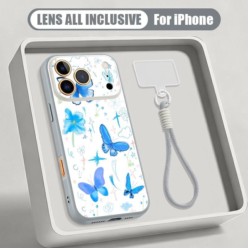 Oil Painting Flower Hand Strap Case For iPhone 17 Pro Max iPhone 16 15 14 13 Pro Max Magnetic For Magsafe Hybrid TPU+PC Matte Cover