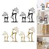 Christmas Decoration Reindeer Figurine Xmas Gifts Deer Statue,Modern,Xmas Figurines for Home Indoor Mantel Office Table