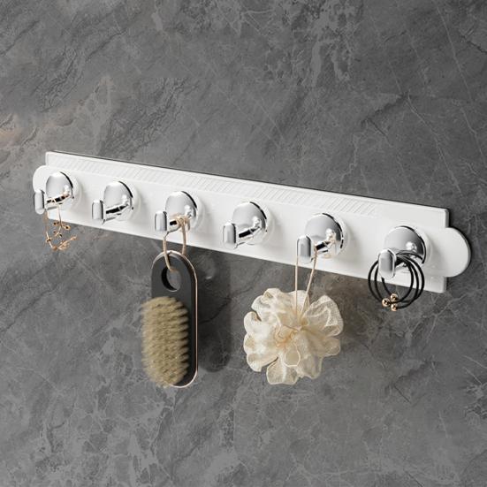 Self-Adhesive Wall Bathroom Hook Strong Load-bearing Hanger Organizer Hook