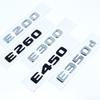 WSF1 Apply To Letters E200 E260 E300 E400 E450 E220d E350d E400d 4Matic ABS Emblem for Mercedes Benz Car Trunk Logo Sticker