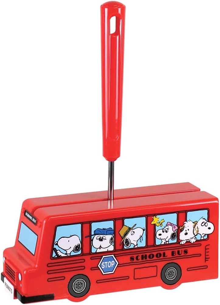 Factory Snoopy Roller T's Bus-Shaped Cleaner, Red, SN-5542901RD