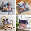 Hot Game Love And Deepspace Cushion Cover Short Plush Pillowcase for Bed Sofa Carwashable