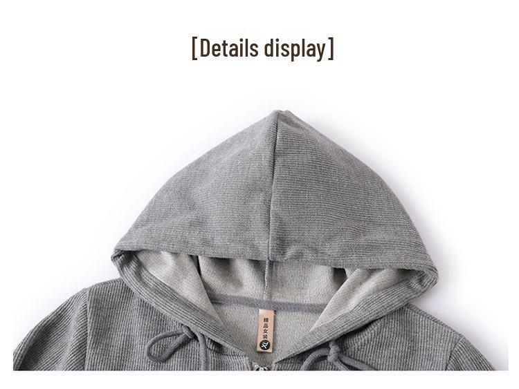 Damen Hoody Sportswear Set gegen das Altern - Lässige Frühjahrs-/Herbstmode für Mütter mittleren Alters und ältere Mütter