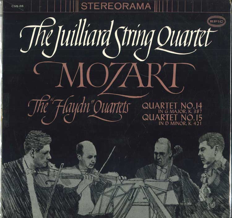 

LP Record - Mozart: String Quartet No. 14, Stri CSS26 EPIC Japan Classical Used