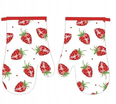 Insulating Oven Gloves with Magnet, 2 Pieces