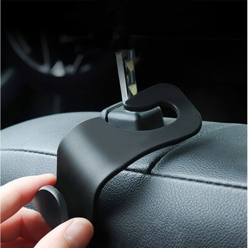 1/2/4 Pcs Universal Car Seat Hooks Auto Headrest Back Seat Hook Vehicle Storage Hanger for Handbags Grocery Bag Car Interior Accessories