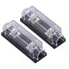 2 Stück Audio-Sicherungshalter 250A 48V Stereo-Video-System ANL-Sicherungsblock für Wohnmobile Yachten Schiffe Landwirtschaftliche Fahrzeuge
