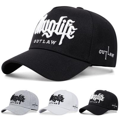 2025 Simple and Fashionable New Baseball Hat Riot LIFE Embroidered Street Hip Hop Hat Daily Life Leisure Decoration Sunshade Hat