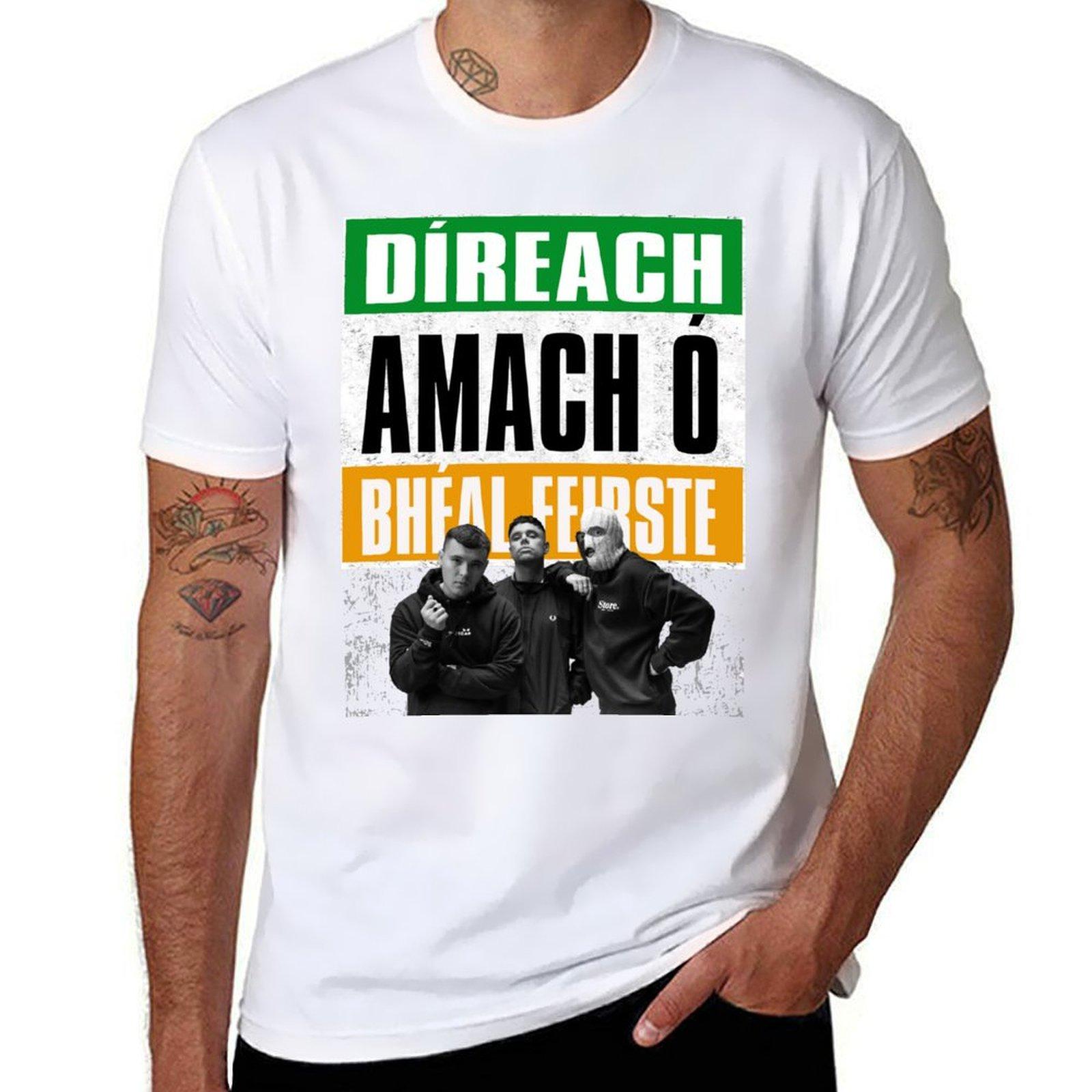 

Kneecap - Díreach Amach ó Bhéal Feirste T-Shirt luxury designer vintage clothes vintage graphic tee t shirt men L