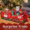 Santa Train Box  Christmas Gift Train Decoration Festive Christmas Train Santa Gingerbread Gift Boxes For Presents Candy