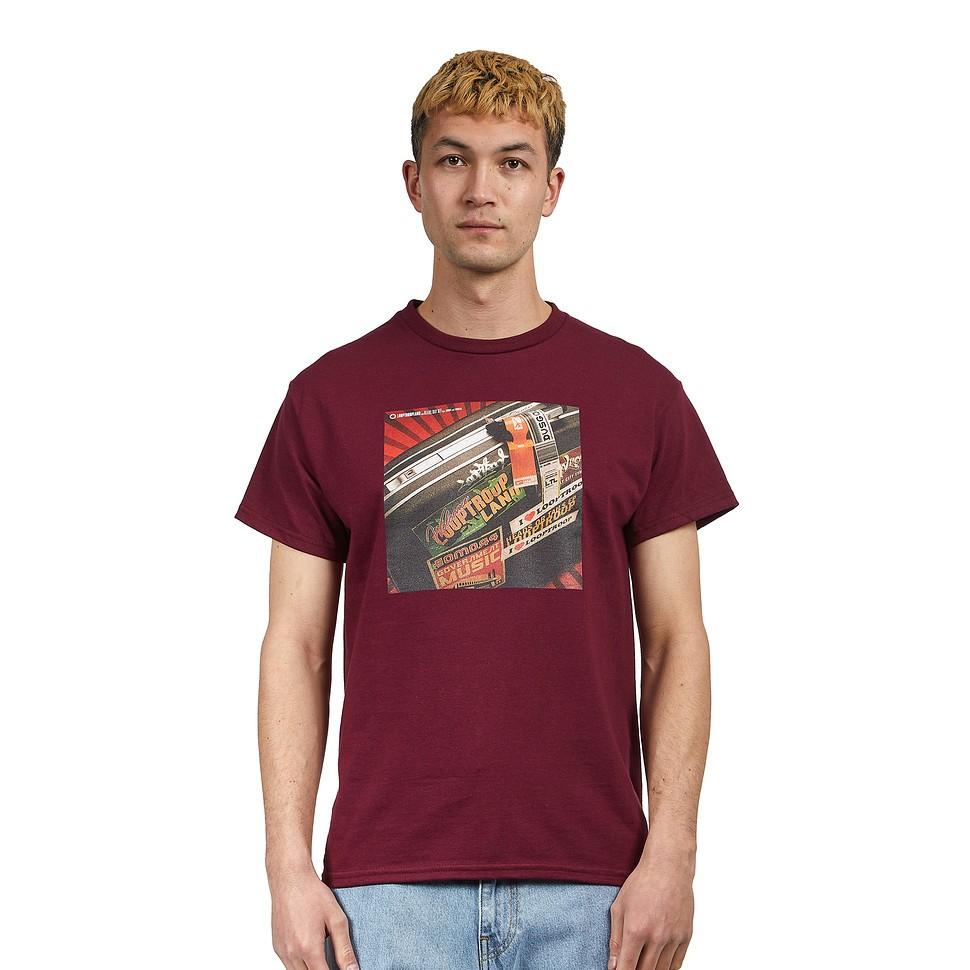 Looptroop Rockers Looptroopland Photo T-Shirt Maroon- XXXXL