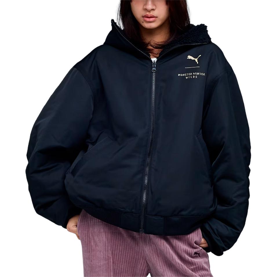 Puma X Monster Hunter Wilds Collaborazione FW25 Airou Boa Giacca Impermeabile con Zip Reversibile a Manica Lunga Giacca Unisex 636482-01