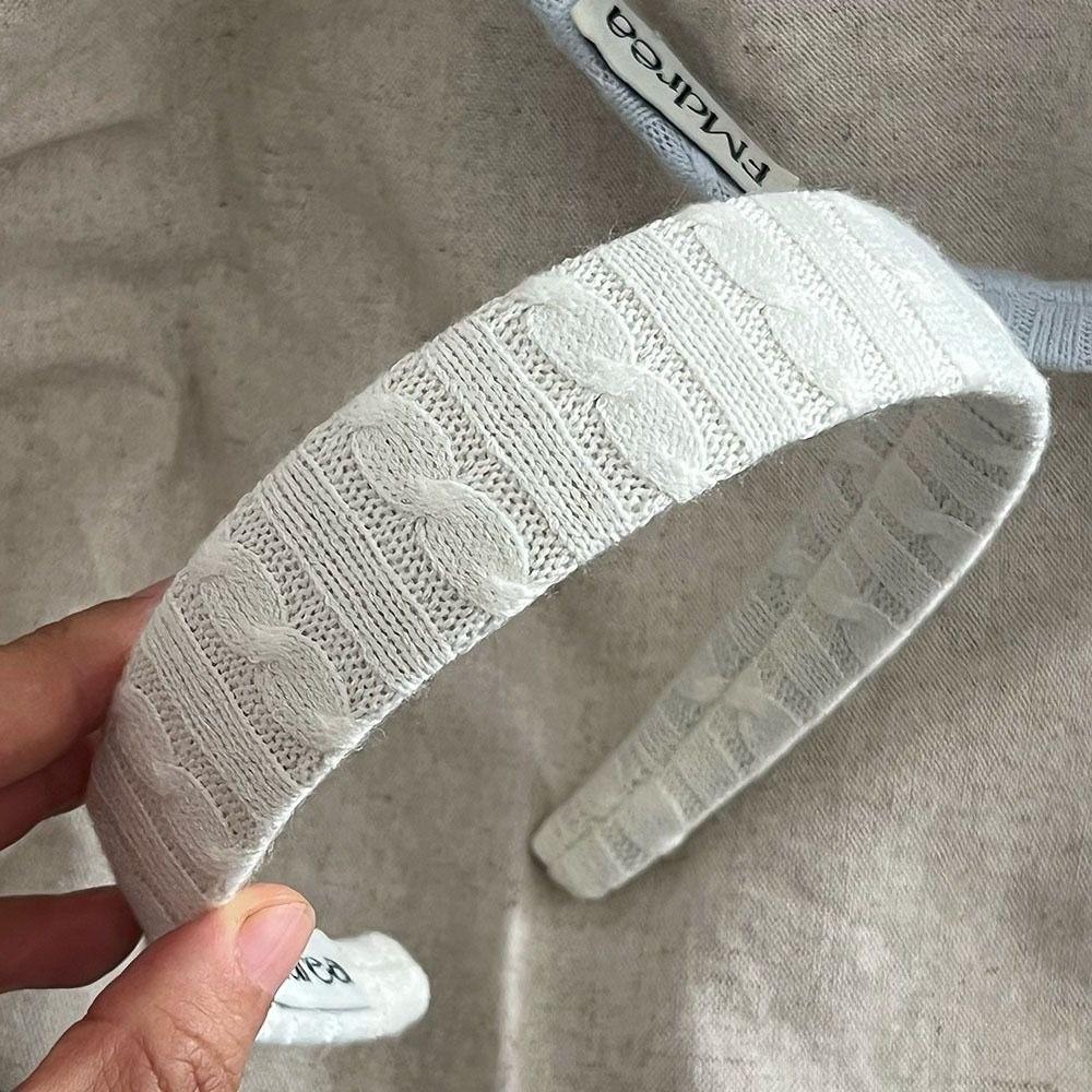 Soft Cable Knit Headband Knitting Construction Hair Hoop Accessories Hair Accessories Use
