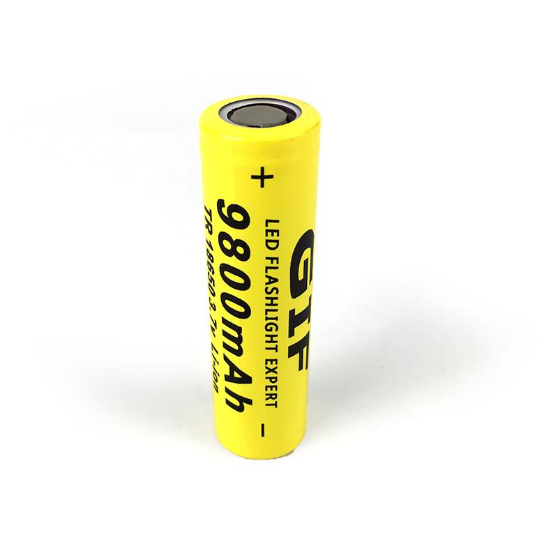 Yellow 9800mAh 18650 Lithium Battery Pack for Toys, Fans, Flashlights, and Power Tools