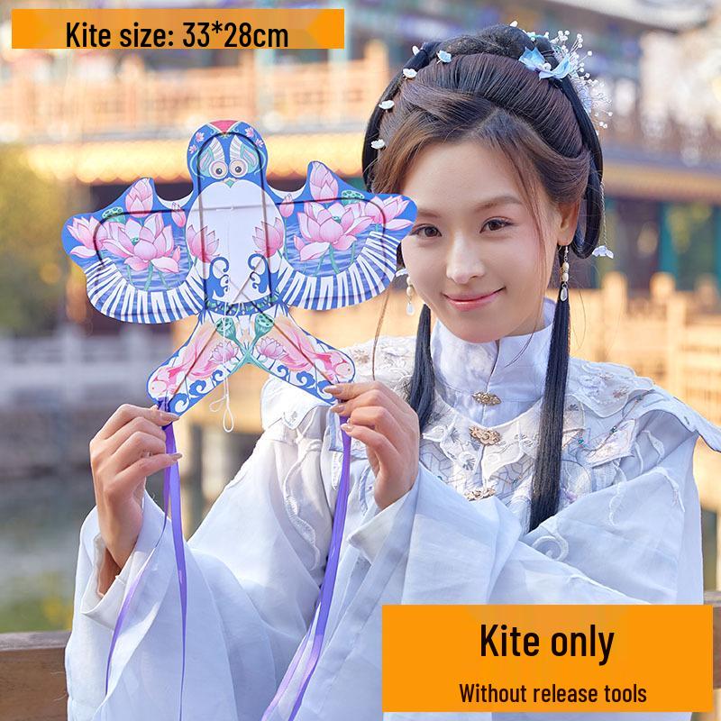 2026 Small Sand Swallow Bamboo Kite with Fishing Rod - Dance Costume Decoration Props for Kids