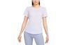 T Shirts Women's Oxygen Purple Crew Neck Moderate Straight Fit DX0132-536