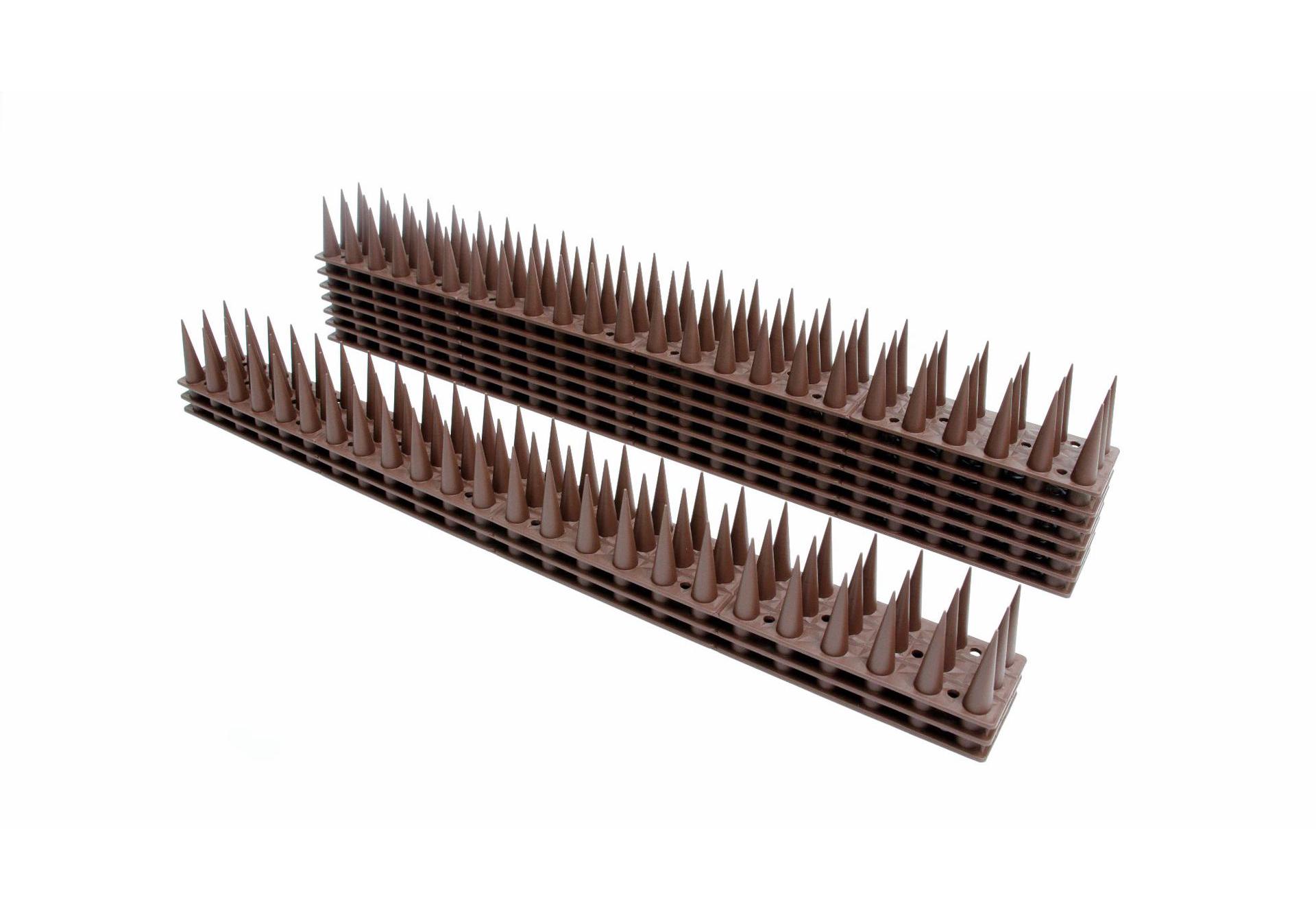 Mei Zhong Kai Anti-Cat Spike Mat: Sofa & Bed Scratch Protector, Outdoor Cat & Bird Repellent 12 pcs 43 cm Anti-Cat Spikes темно-коричневого