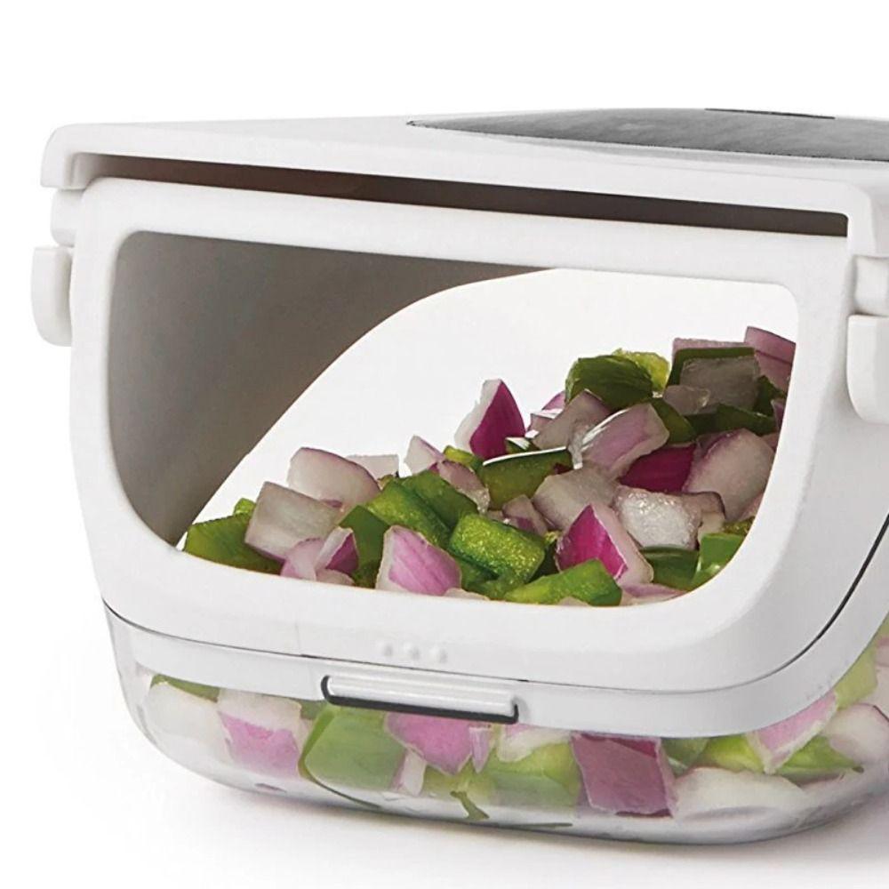 Time Saver Veggie Cutter Stainless Steel Food Slicer Easy To Use Vegetable Dicer  Kitchen Gadgets