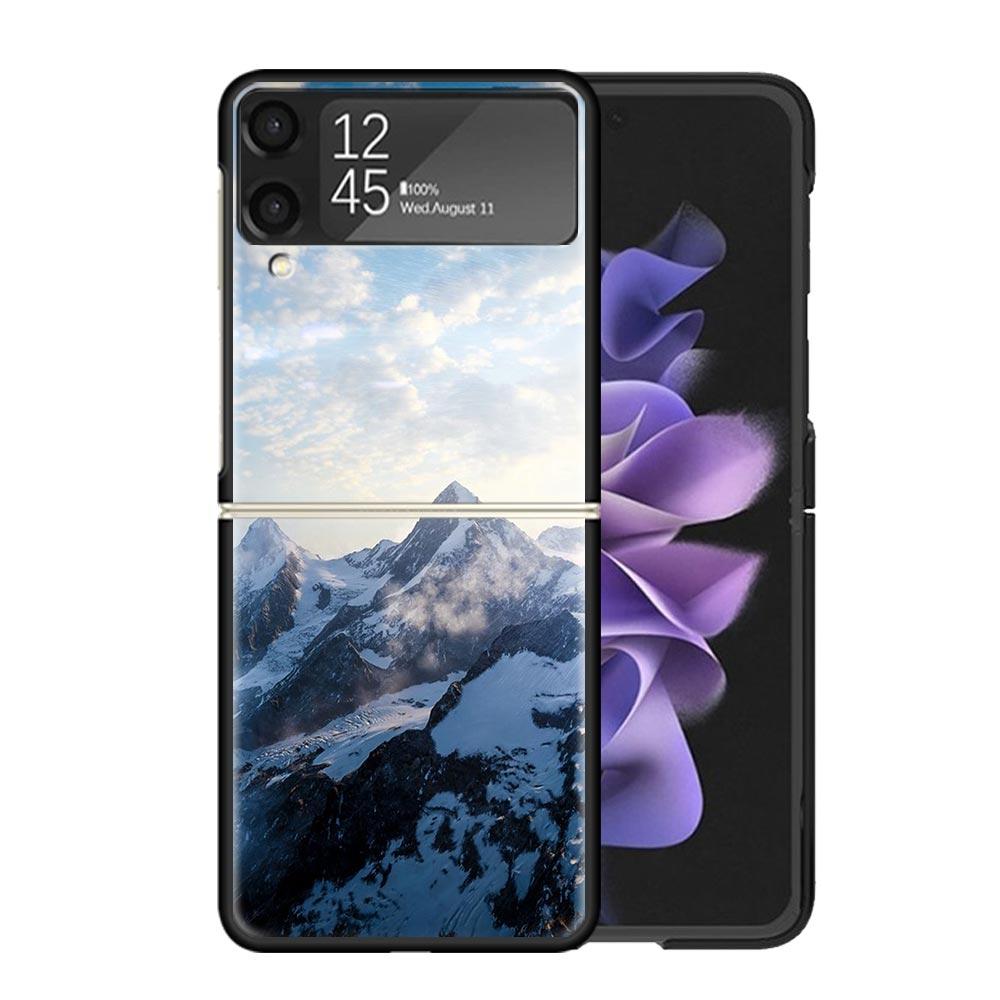 Mountain Peak Forest Cases For Samsung Galaxy Z Flip 4 5 6 7 3 Z Flip7 Flip6 Flip4 Flip5 Flip3 5G Hard Shockproof Fundas Cover G