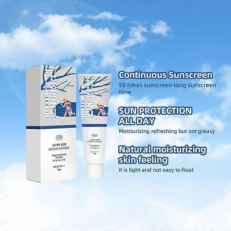 Relief Sun Sunscreen SPF 50+ PA++++ - Birch Juice Moisturizing Sun Cream - Sunscreen for Face- Hydrating, Skin Care for All Type