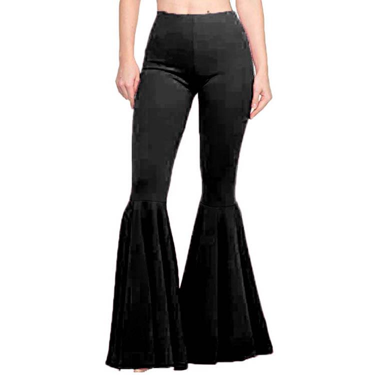Women's High Waist Slim Fit Mermaid Flared Pants (YH8051)