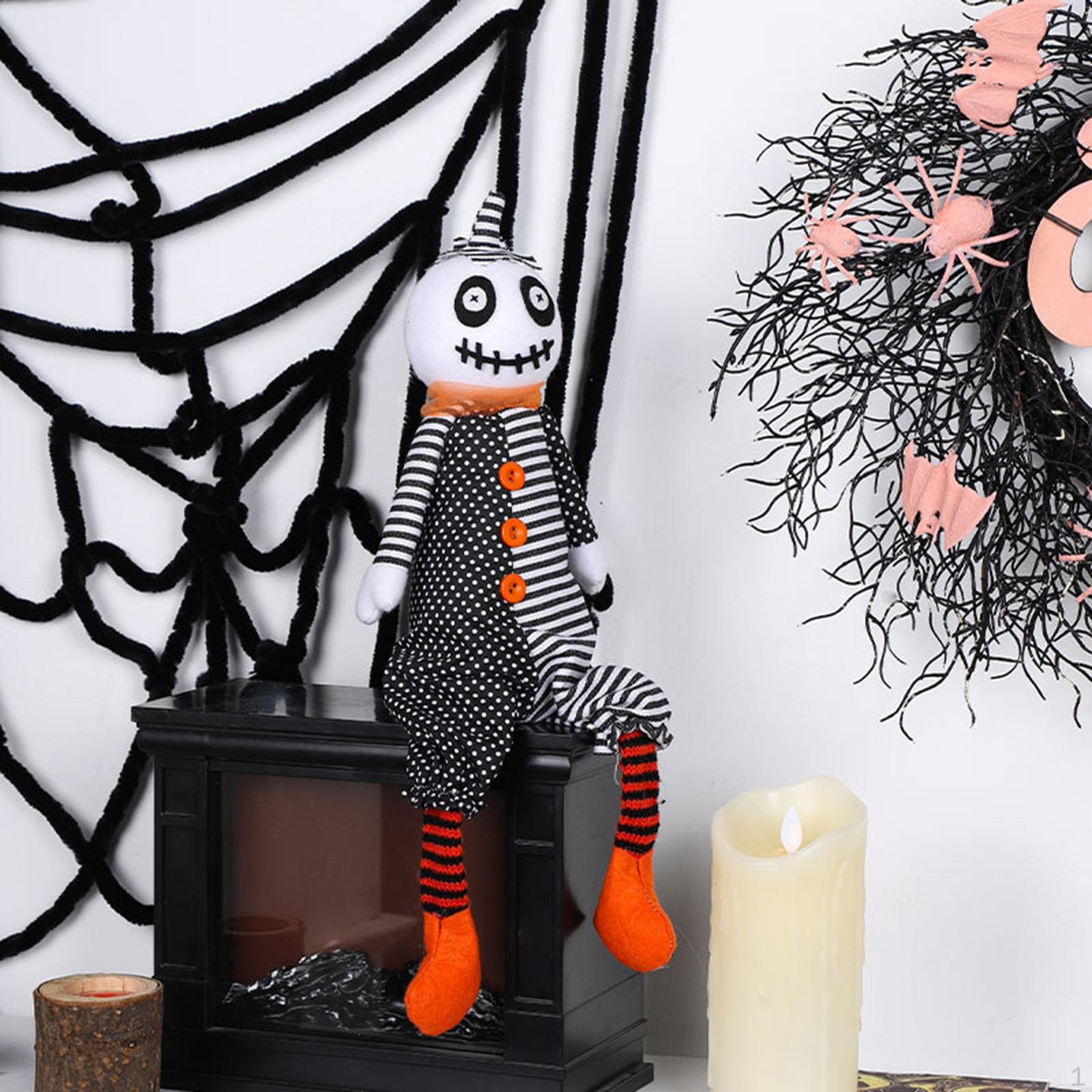 

Halloween Pumpkin Specter Decorative Doll Decoration Convenient Scary for Party Bookshelf Desktop